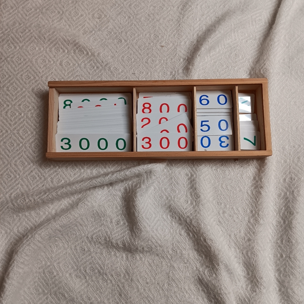 Montessori Number Cards
